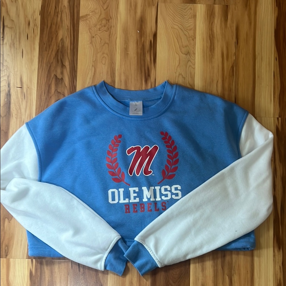 Ole Miss Rebels Blue and White Sweatshirt
